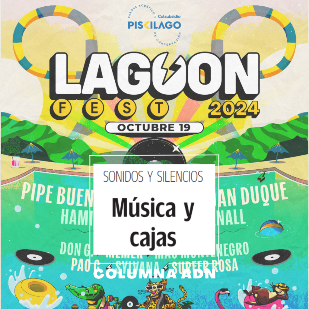 Poster estivales de música cajas de compensación sonidos y silencios podcast