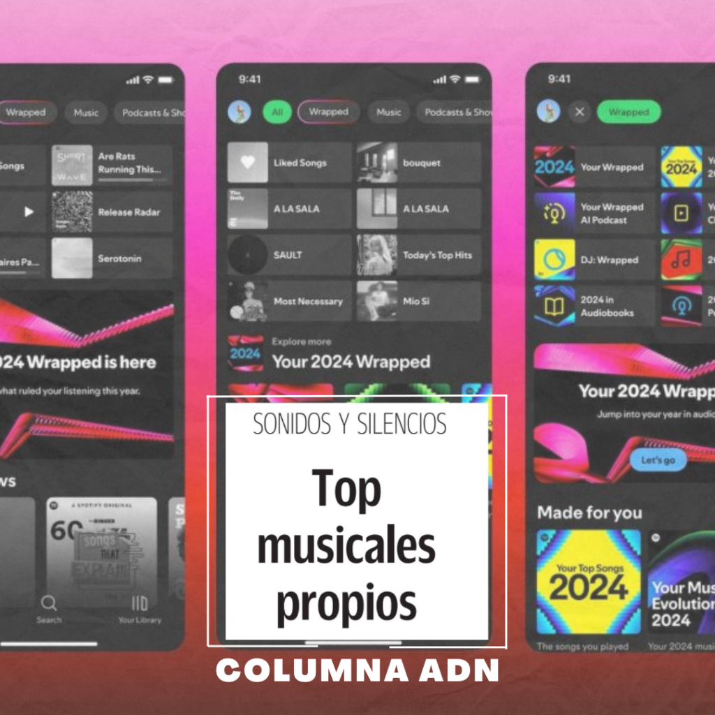 Spotify wrapped analisis por Memoospi de sonidos y silencios
