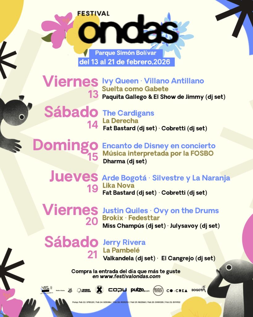 Festival ondas bogota 2026