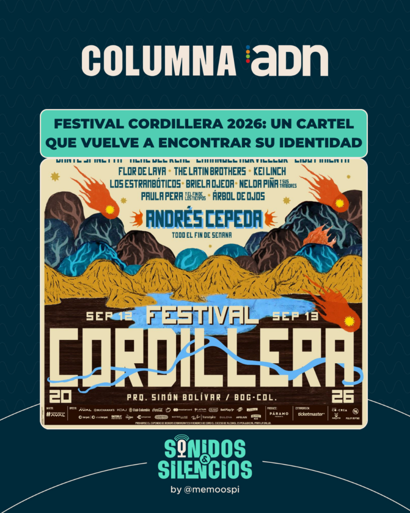 Festival cordillera 2026 columna memoospi