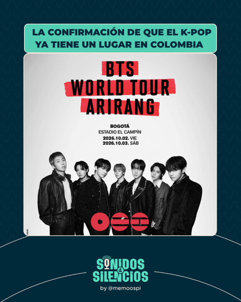 BTS concierto Bogota Sonidos y Silencios