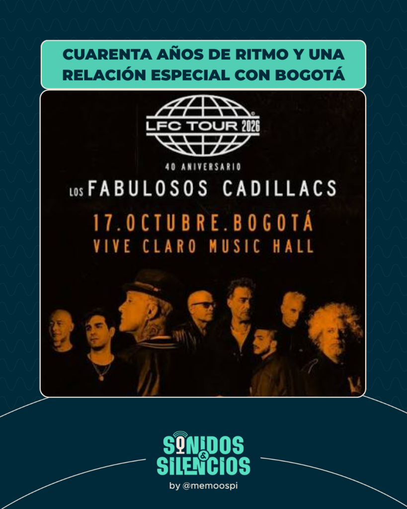 Fabulosos Cadillacs en Bogotá 40 años. Concierto en el Vive Claro