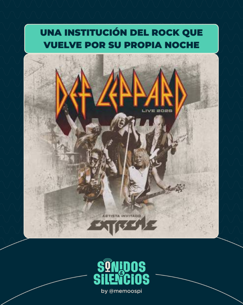 Def leppard concierto Colombia 2026 colunma adn sonidos y silencios